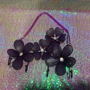 Purple Floral Women's Accessory